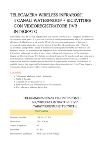 TELECAMERA WIRELESS INFRAROSSI