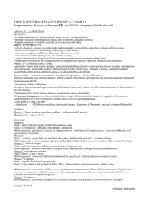 programmazione scienze 2d
