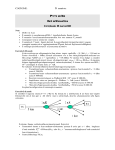 Reti in fibra ottica