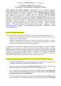 Targetproject - NEWSLETTER N. 1 - Targetproject È PARTITO IL