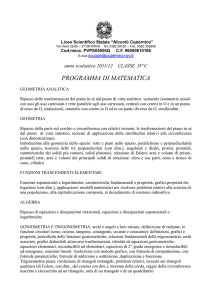 Liceo Scientifico Statale “Niccolò Copernico” Via Verdi 23/25