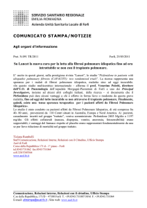 091 TR Nuova speranza contro la fibrosi polmonare