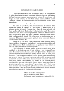 INTRODUZIONE AL PARADISO