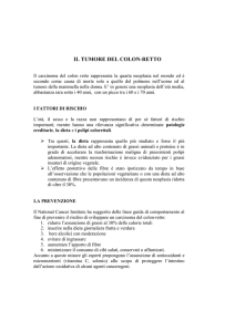 il tumore del colon-retto