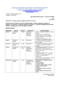 Circolare Interna Studenti e genitori N. 24