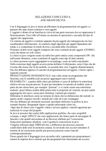 relazione finale