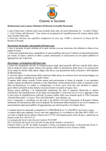 Sistemazione Piazza e ristrutturazione ex Centro Sociale Pio XII