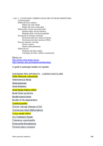 Lista patologie cardiache genetiche OMNIA