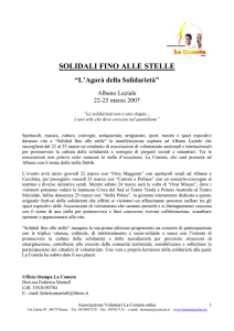 “L`Agorà della Solidarietà” Albano Laziale 22