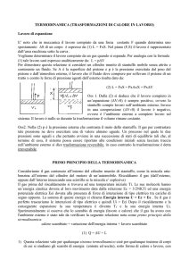 TERMODINAMICA (TRASFORMAZIONI DI CALORE IN LAVORO)