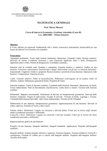 Matematica generale