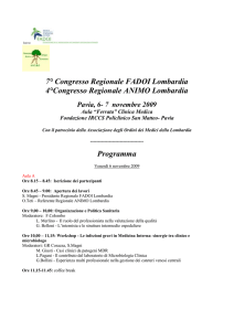 Venerdì 6 novembre 2009