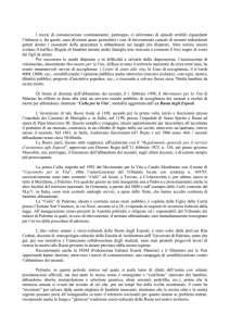 Motivazioni a supporto della richiesta in oggetto