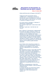 sintesi dell`intervento di Eugenio Zucchetti