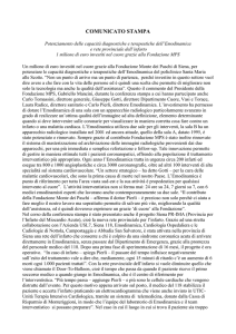 Investimento di 1 milione di euro in Emodinamica