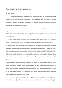 Agronomia al microscopio