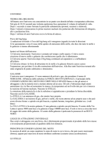 Riepilogo su vari corpi celesti