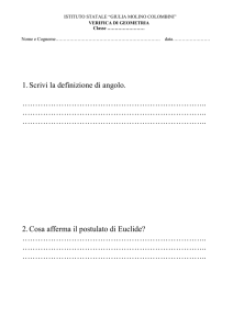 Verifica di geometria 1