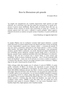 Ecco la liberazione più grande