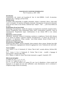 Programma del corso DOCUMENTAZIONE AUTOMATICA