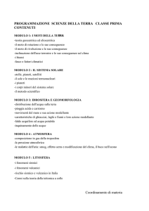 SCIENZE DELLA TERRA prima
