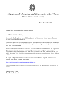 Lettera - Ufficio Statistico