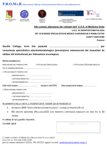 P.R.O.Ma.B. Prevenzione e Ricerca Osteonecrosi dei MAscellari da