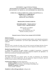 UNIVERSITA` degli STUDI di FOGGIA