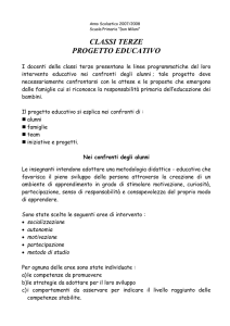 Favorire il controllo delle strategie cognitive usate dagli alunni