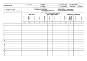Valutazione competenze doc.word