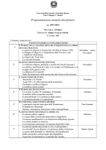 Liceo Scientifico Statale «Giordano Bruno» Viale I Maggio, 5