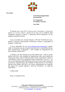 corso fad cantraccezione d` emergenza