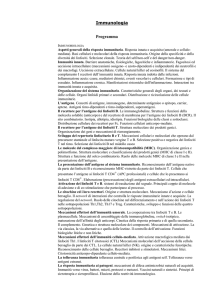 Programma Immunologia 2016-2017