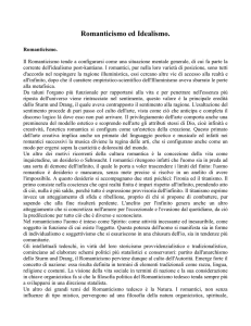 Romanticismo ed Idealismo