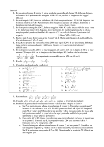 Esercizi 2D novembre - IIS Severi