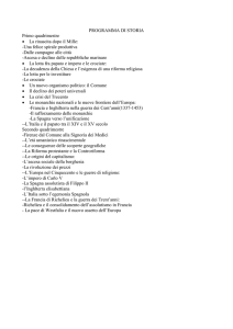 PROGRAMMA DI STORIA