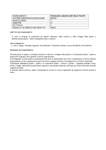Fisiologia molecolare delle piante