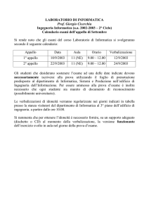 LABORATORIO DI INFORMATICA