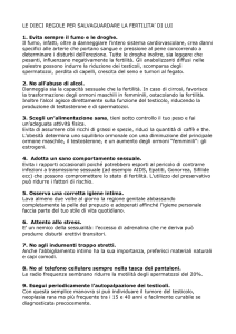 10 regole basilari per evitare l`infertilità