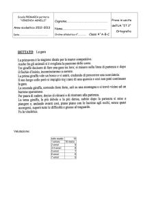 ORTOGRAFIA (dettato) e GRAMMATICA