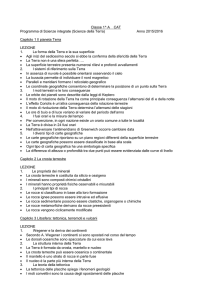 Scienze della Terra 1^ A CAT