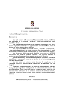 Testo Proposta - Consiglio Regionale della Puglia