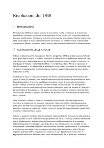 Rivoluzioni del 1848 1 INTRODUZIONE Rivoluzioni del 1848 Ciclo