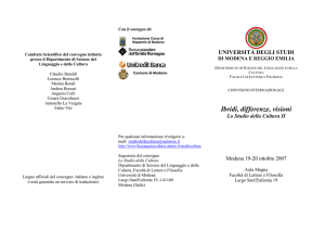 Programma - Roma Intercultura