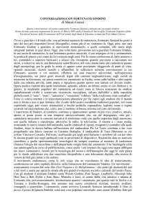 conversazioni con fortunato sindoni