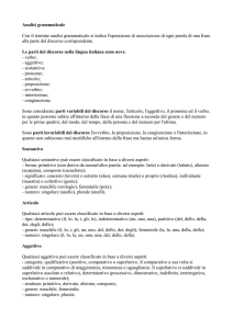 Analisi grammaticale
