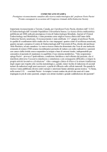 Prestigioso riconoscimento canadese alla ricerca del professor