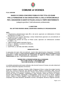 preselezione - Comune di Vicenza