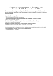 COMPITO LABORATORIO DI INFORMATICA
