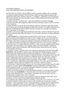Nel teatro del nostro Istituto c`era un pubblico numeroso venerdì 15